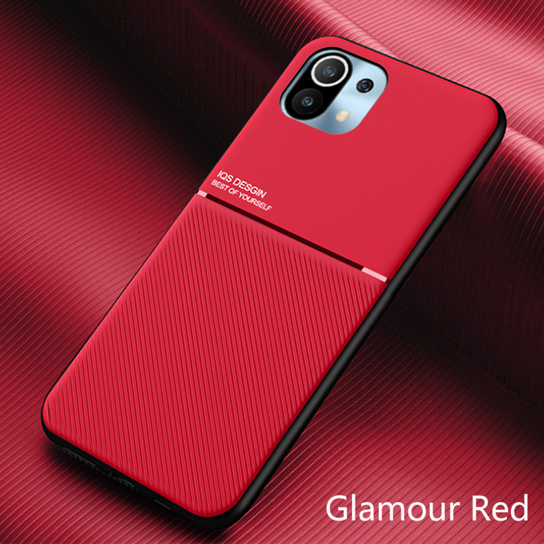Bakeey-for-Xiaomi-Mi-11-Case-Magnetic-Leather-Texture-Non-Slip-TPU-Shockproof-Protective-Case-Back-C-1867367-11