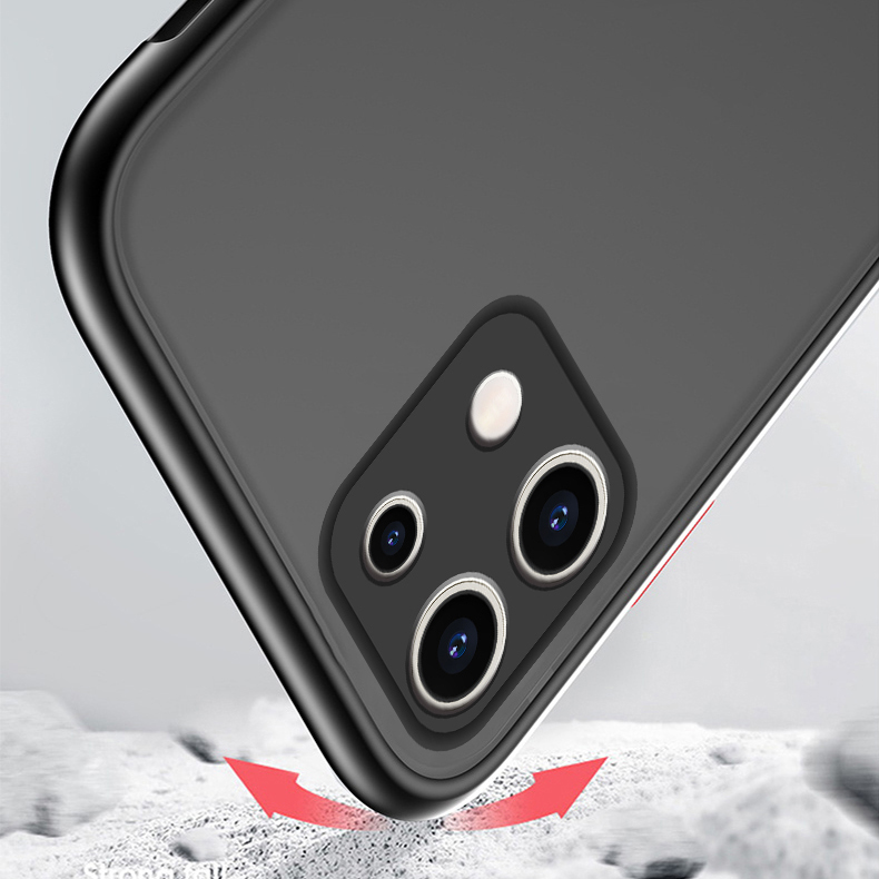 Bakeey-for-Xiaomi-Mi-11-Case-Shockproof-Anti-Fingerprint-with-Lens-Protector-Matte-Translucent-PC--T-1825848-5
