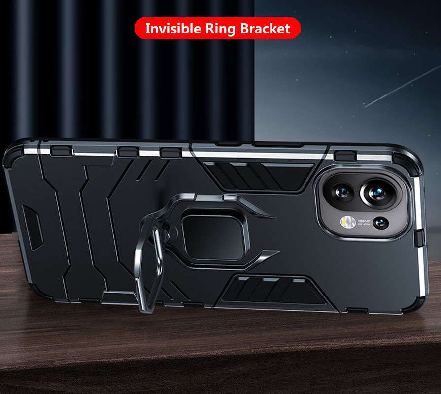 Bakeey-for-Xiaomi-Mi-11-Lite-Case-Armor-Shockproof-Magnetic-with-360deg-Rotation-Finger-Ring-Holder--1872846-3