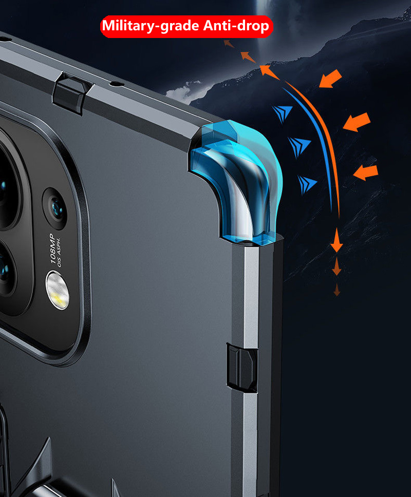 Bakeey-for-Xiaomi-Mi-11-Lite-Case-Armor-Shockproof-Magnetic-with-360deg-Rotation-Finger-Ring-Holder--1872846-8
