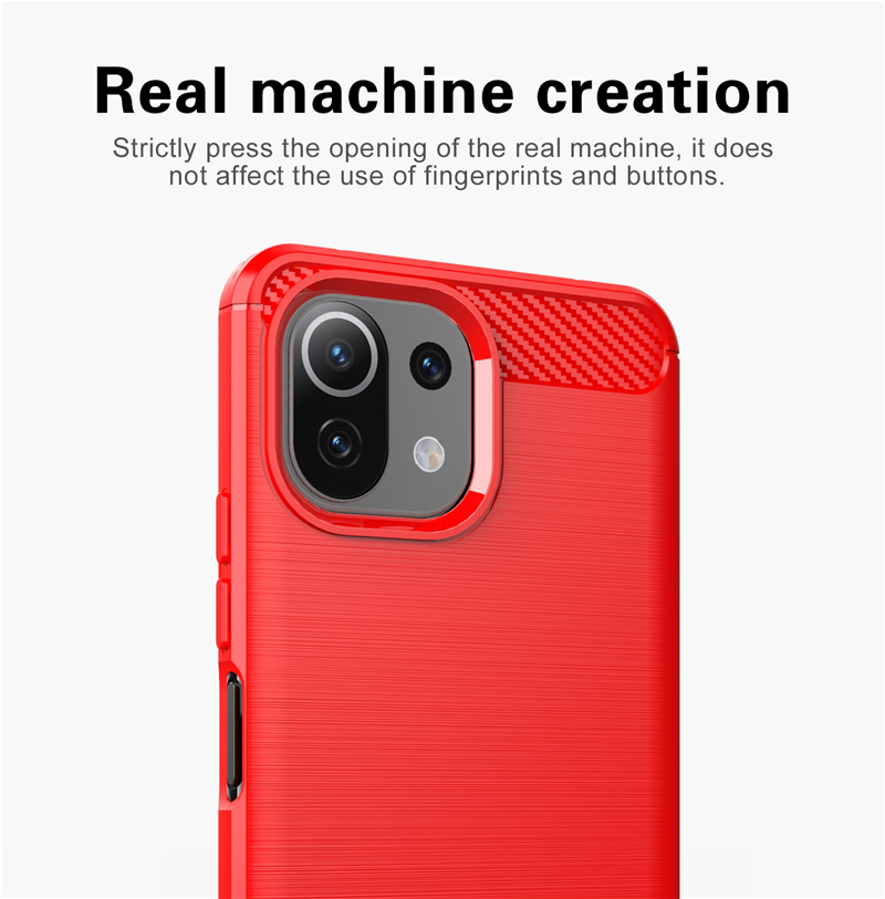 Bakeey-for-Xiaomi-Mi-11-Lite-Case-Carbon-Fiber-Texture-Shockproof-TPU-Protective-Case-Back-Cover-Non-1872845-9