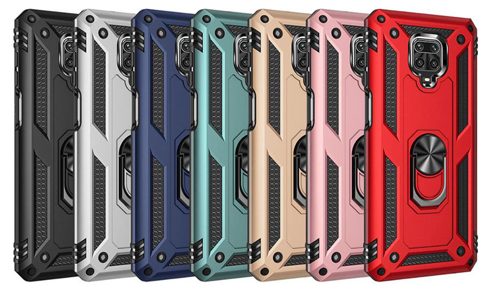 Bakeey-for-Xiaomi-Mi-Note-10-Lite-Case-Armor-Magnetic-Shockproof-with-Finger-Ring-Holder-Stand-PC-Pr-1734991-10