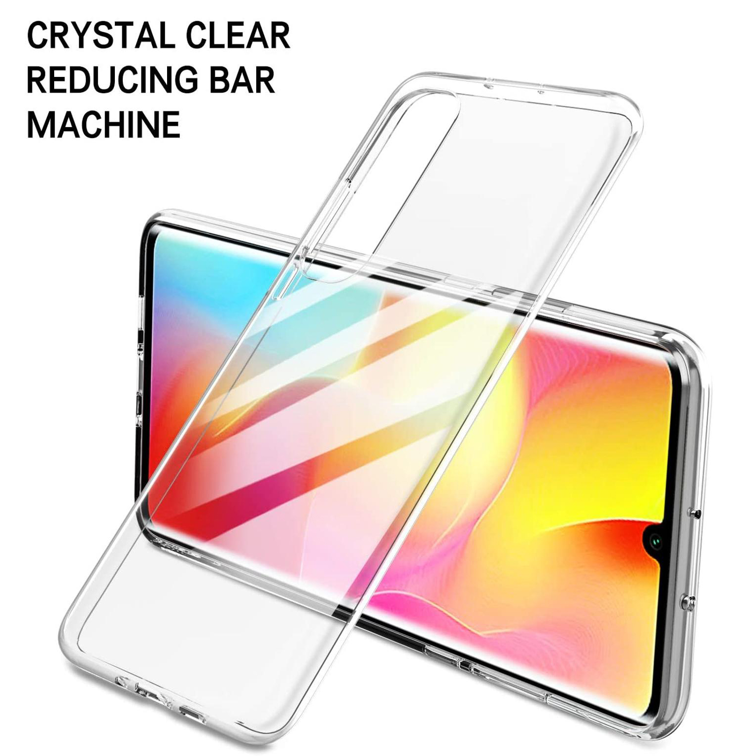 Bakeey-for-Xiaomi-Mi-Note-10-Lite-Case-Crystal-Transparent-Shockproof-Hard-PC-Non-yellow-Protective--1695314-2