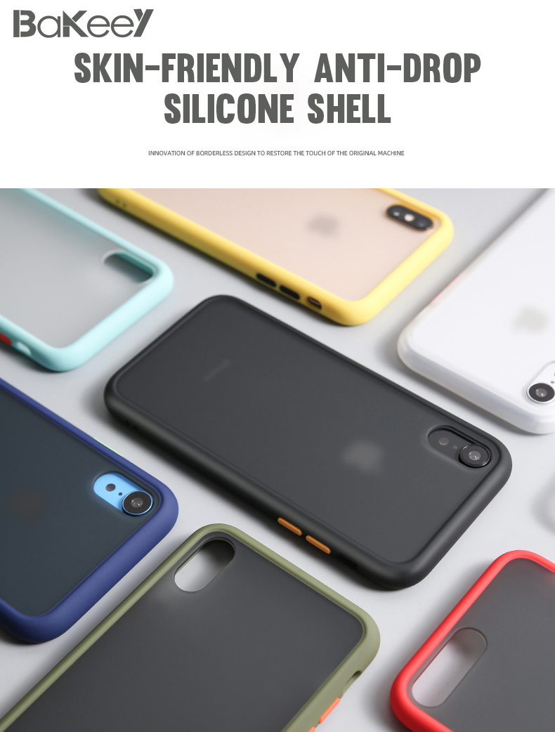 Bakeey-for-Xiaomi-Mi-Note-10-Lite-Case-Shockproof-Anti-fingerprint-Matte-Translucent-Hard-PC--Soft-T-1697714-2