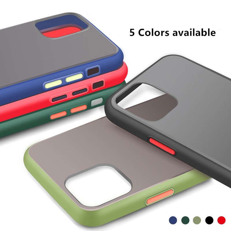Bakeey-for-Xiaomi-Mi-Note-10-Lite-Case-Shockproof-Anti-fingerprint-Matte-Translucent-Hard-PC--Soft-T-1697714-13