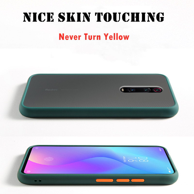 Bakeey-for-Xiaomi-Mi-Note-10-Lite-Case-Shockproof-Anti-fingerprint-Matte-Translucent-Hard-PC--Soft-T-1697714-6
