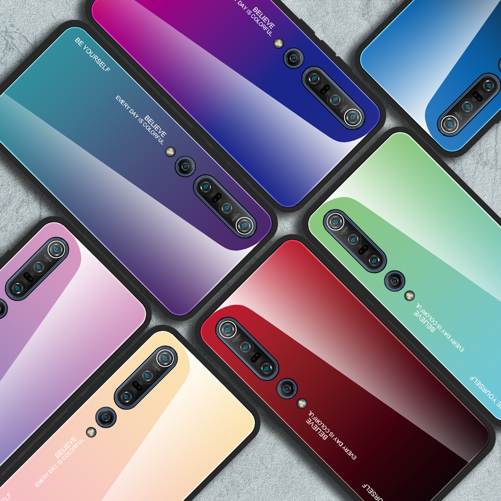 Bakeey-for-Xiaomi-Mi10-Mi-10--Mi-10-Pro-Case-Gradient-Color-Tempered-Glass-Shockproof-Scratch-Resist-1727234-12