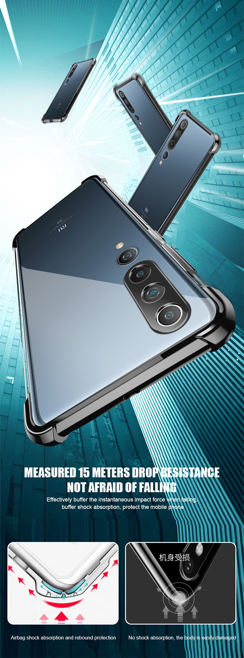 Bakeey-for-Xiaomi-Mi10-Mi-10-Pro-Case-2-in-1-Plating-with-Airbag-Lens-Protector-Ultra-Thin-Anti-Fing-1731924-8