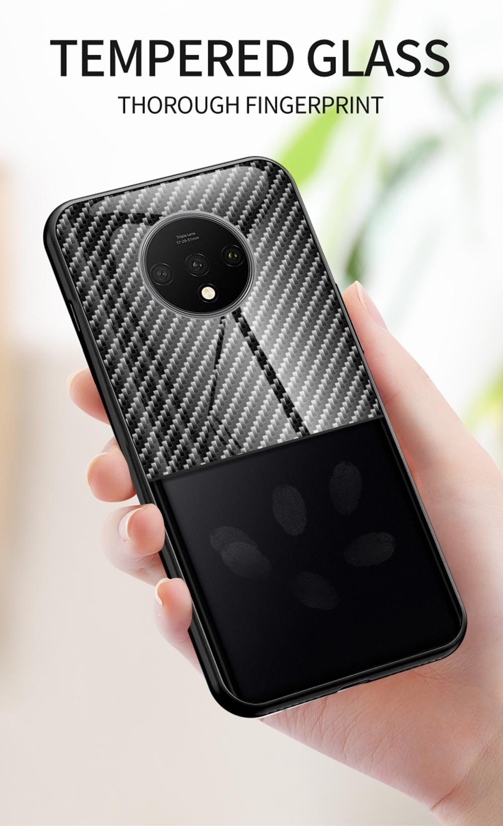 Bakeey-for-Xiaomi-Poco-F2-Pro--Xiaomi-Redmi-K30-Pro-Case-Carbon-Fiber-Pattern-Gradient-Color-Tempere-1708308-5