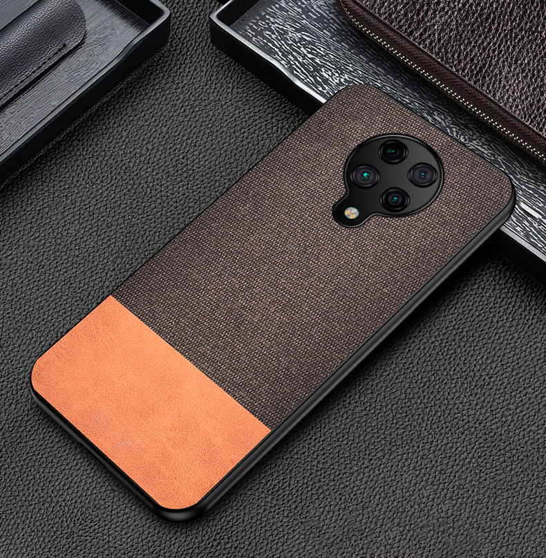 Bakeey-for-Xiaomi-Poco-F2-Pro-Case-Anti-fingerprint-Cotton-Cloth-PU-Leather-Protective-Case-Back-Cov-1686238-11