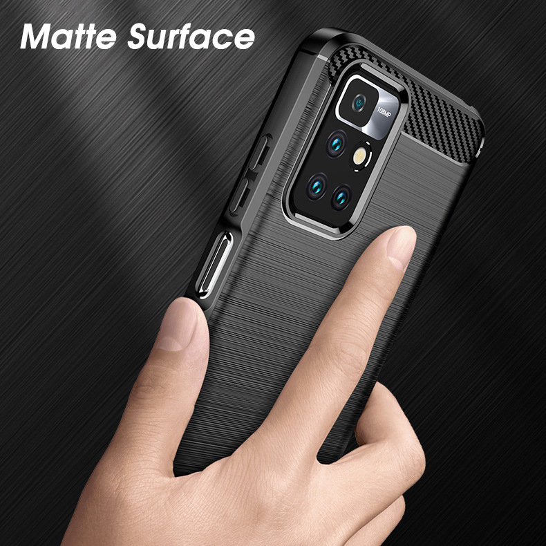 Bakeey-for-Xiaomi-Redmi-10-Case-Carbon-Fiber-Texture-Shockproof-TPU-Protective-Case-Back-Cover-Non-O-1913498-4