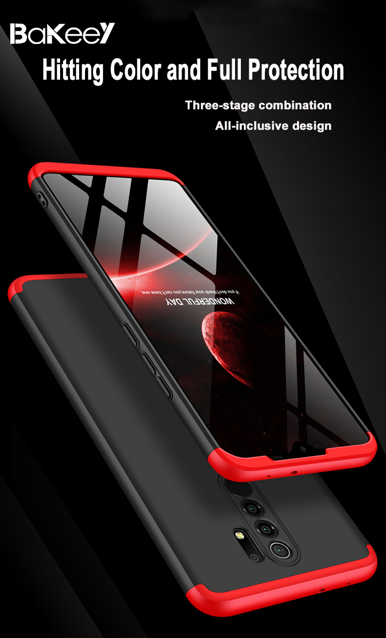 Bakeey-for-Xiaomi-Redmi-9-Case-3-in-1-Detachable-Double-Dip-with-Lens-Protect-Frosted-Anti-fingerpri-1718396-1