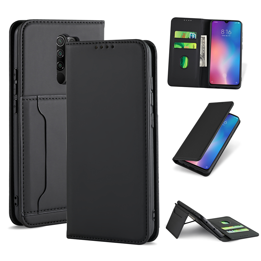 Bakeey-for-Xiaomi-Redmi-9-Case-Business-Flip-Magnetic-with-Multi-Card-Slots-Wallet-Shockproof-PU-Lea-1763577-1