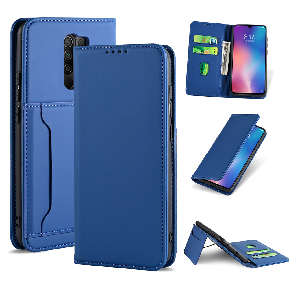 Bakeey-for-Xiaomi-Redmi-9-Case-Business-Flip-Magnetic-with-Multi-Card-Slots-Wallet-Shockproof-PU-Lea-1763577-13