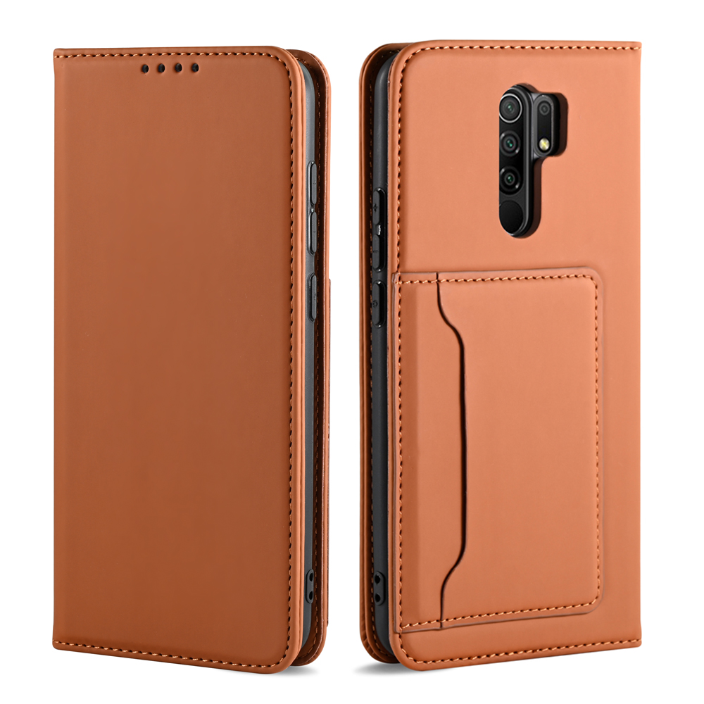 Bakeey-for-Xiaomi-Redmi-9-Case-Business-Flip-Magnetic-with-Multi-Card-Slots-Wallet-Shockproof-PU-Lea-1763577-9