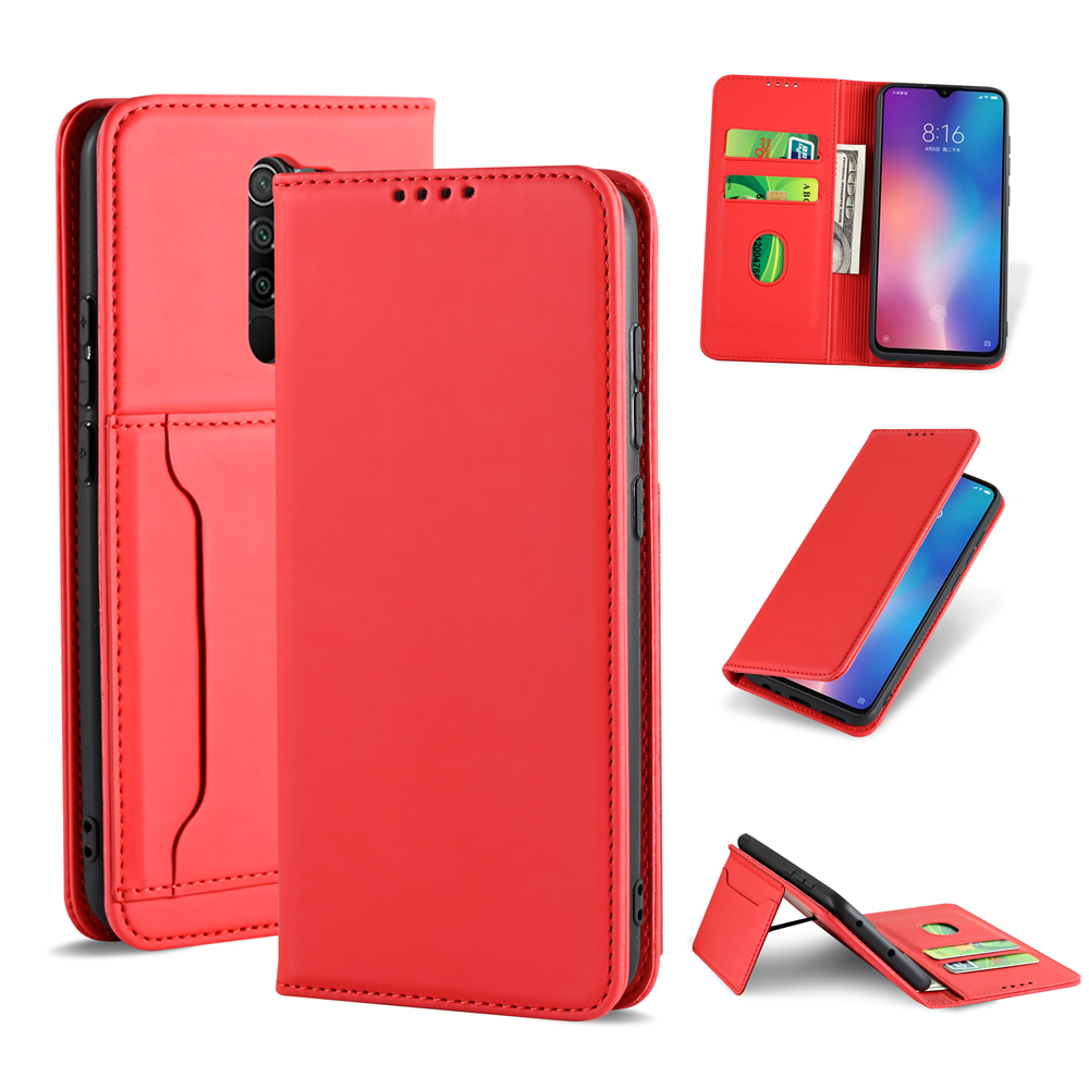 Bakeey-for-Xiaomi-Redmi-9-Case-Business-Flip-Magnetic-with-Multi-Card-Slots-Wallet-Shockproof-PU-Lea-1763577-10
