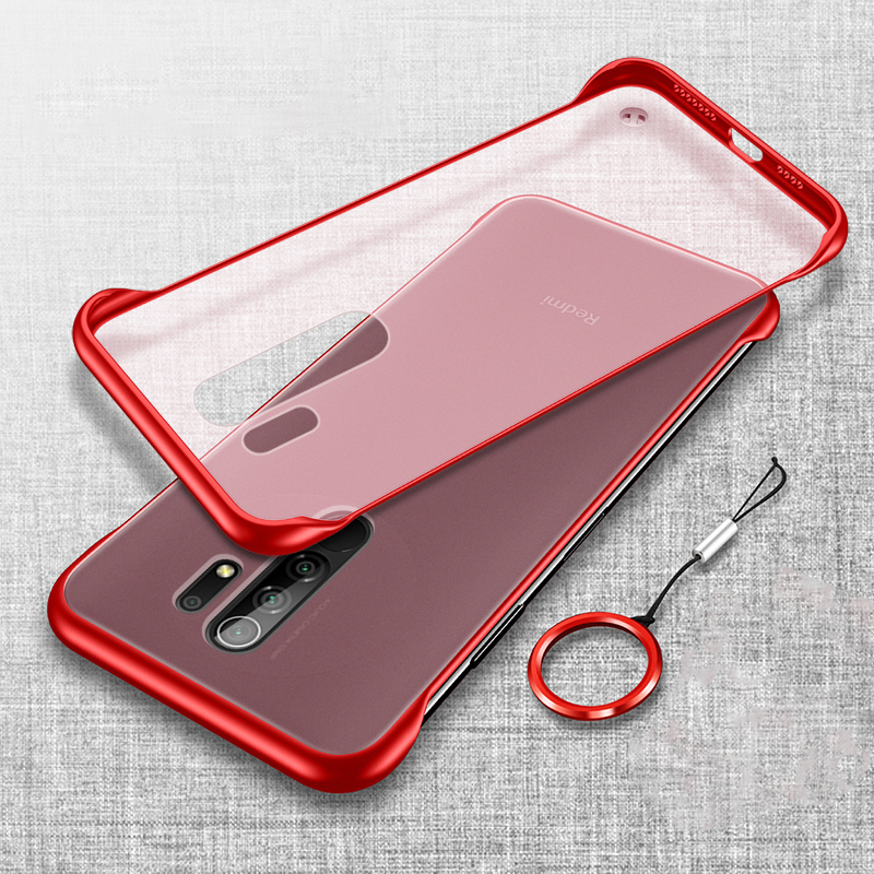 Bakeey-for-Xiaomi-Redmi-9-Case-Frameless-Ultra-Thin-Matte-with-Finger-Ring-Hard-PC-Protective-Case-B-1714496-13