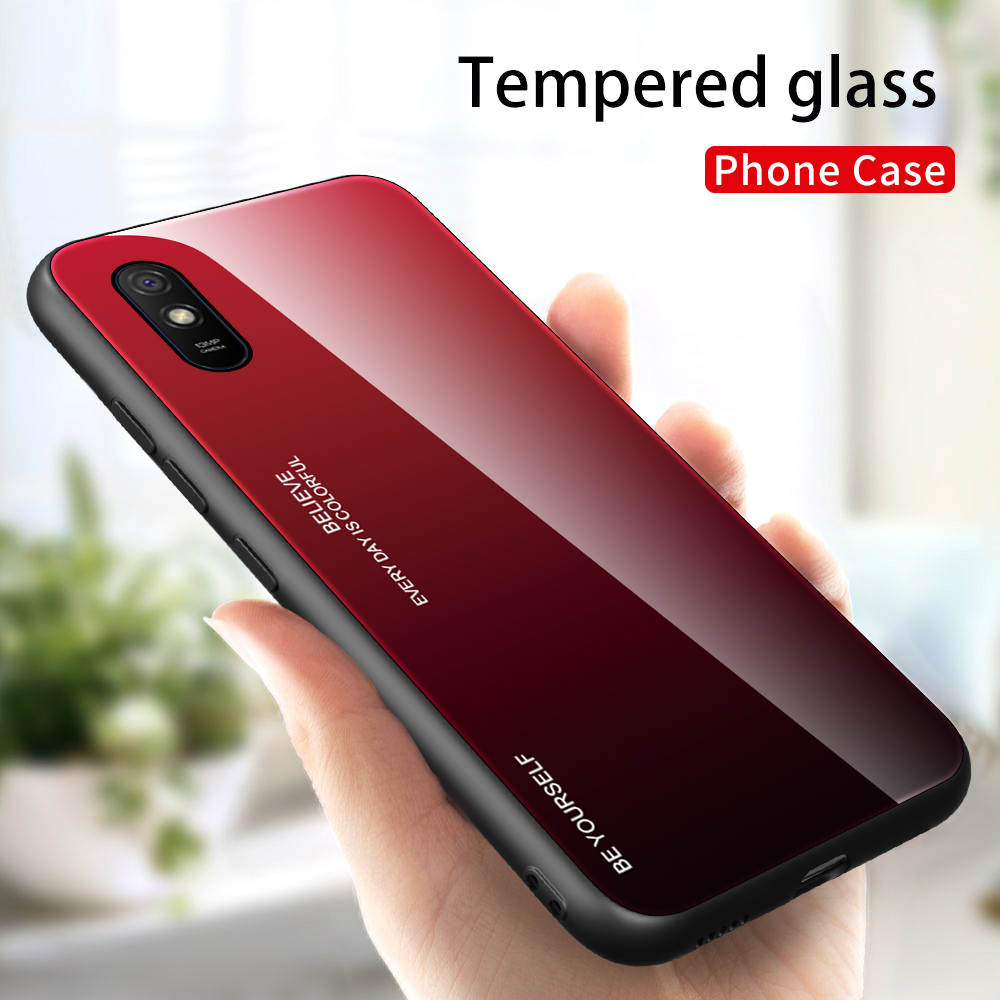 Bakeey-for-Xiaomi-Redmi-9A-Case-Gradient-Color-Tempered-Glass-Shockproof-Scratch-Resistant-Protectiv-1715270-11