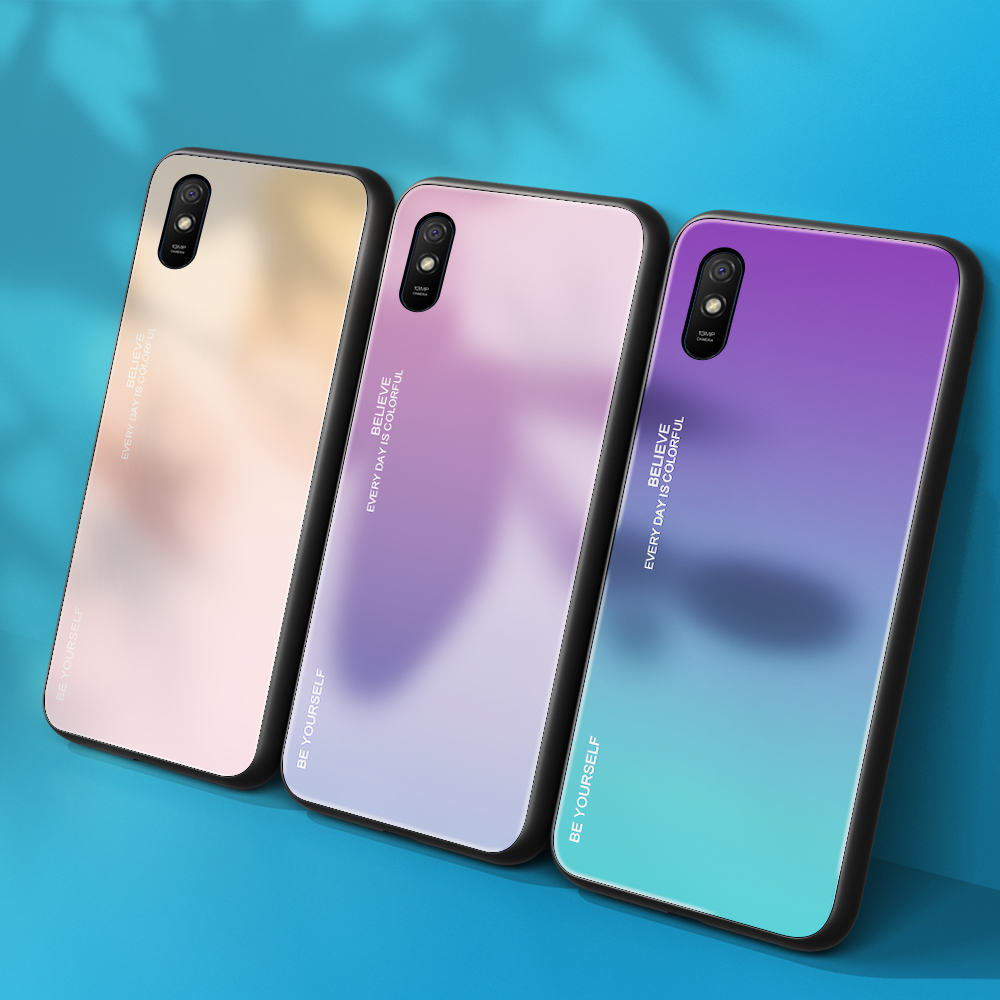 Bakeey-for-Xiaomi-Redmi-9A-Case-Gradient-Color-Tempered-Glass-Shockproof-Scratch-Resistant-Protectiv-1715270-13
