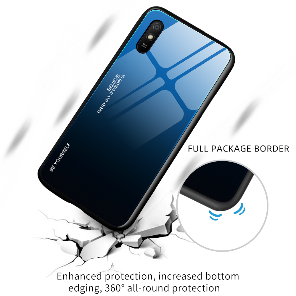 Bakeey-for-Xiaomi-Redmi-9A-Case-Gradient-Color-Tempered-Glass-Shockproof-Scratch-Resistant-Protectiv-1715270-4
