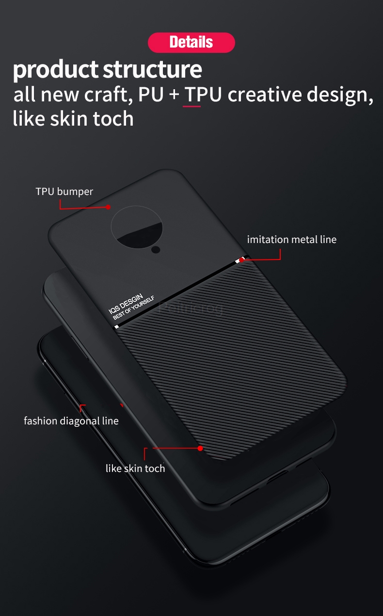 Bakeey-for-Xiaomi-Redmi-9A-Case-Magnetic-Texture-Non-slip-Leather-TPU-Shockproof-Protective-Case-Non-1762823-3
