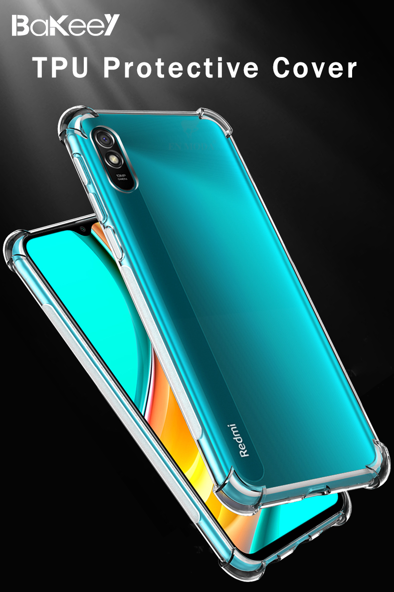 Bakeey-for-Xiaomi-Redmi-9A-Case-with-Air-Bag-Shockproof-Transparent-Non-Yellow-Soft-TPU-Protective-C-1723269-1