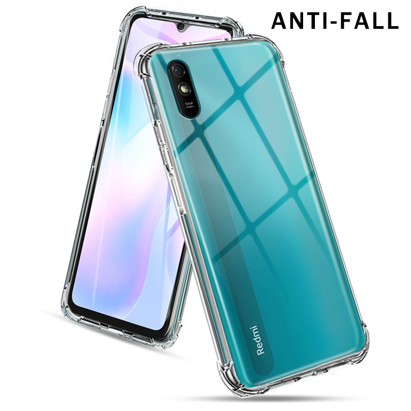 Bakeey-for-Xiaomi-Redmi-9A-Case-with-Air-Bag-Shockproof-Transparent-Non-Yellow-Soft-TPU-Protective-C-1723269-3