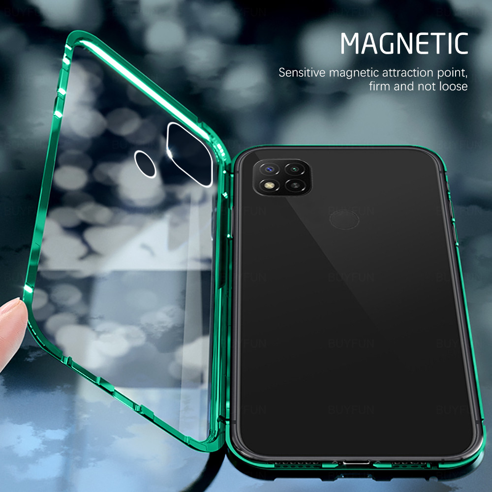 Bakeey-for-Xiaomi-Redmi-9C-Case-360ordm-Magnetic-Flip-Touch-Screen-Double-Sided-9H-Tempered-Glass--M-1763104-10