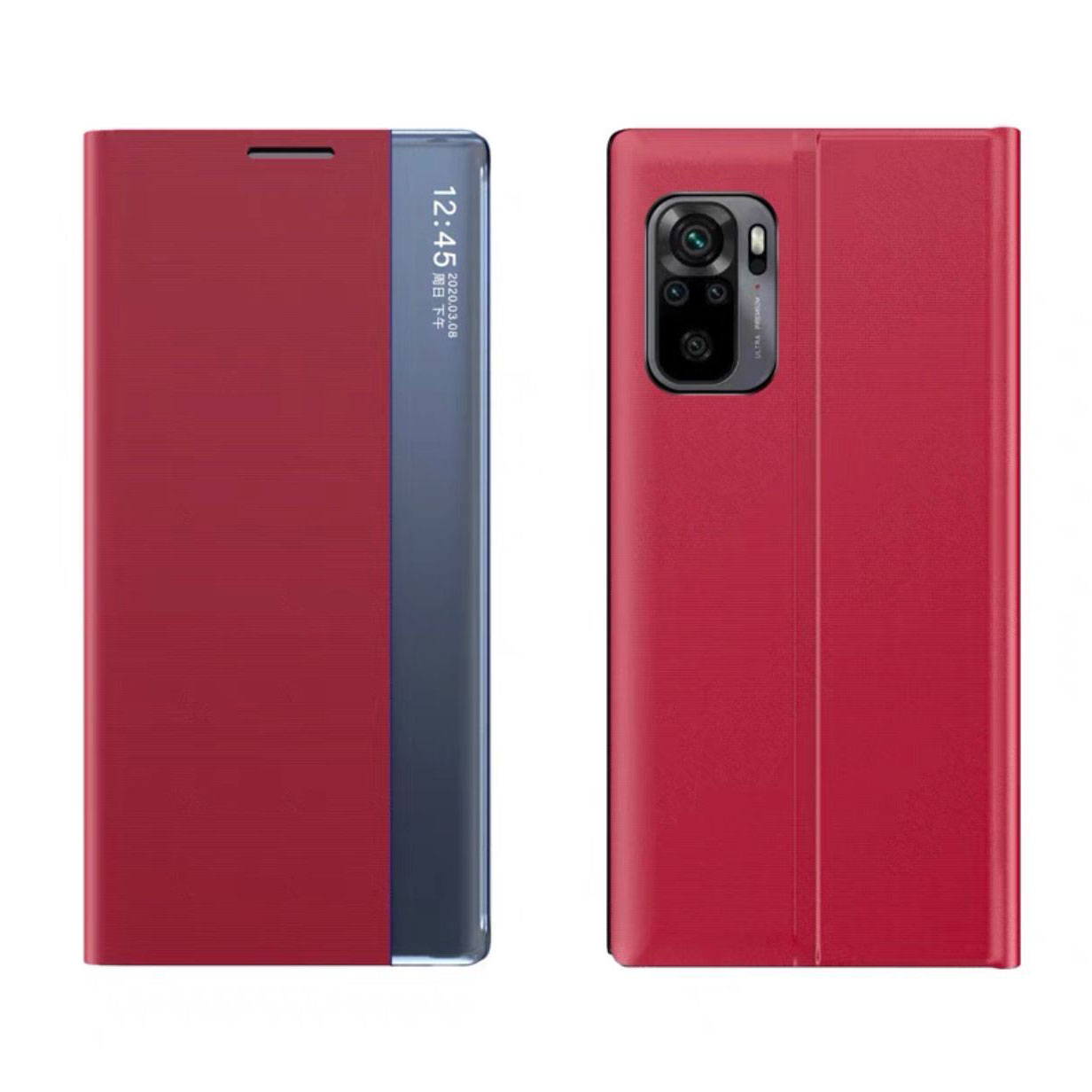Bakeey-for-Xiaomi-Redmi-Note-10---Redmi-Note-10S-Case-Magnetic-Foldable-Flip-Smart-Sleep-Window-View-1833214-11