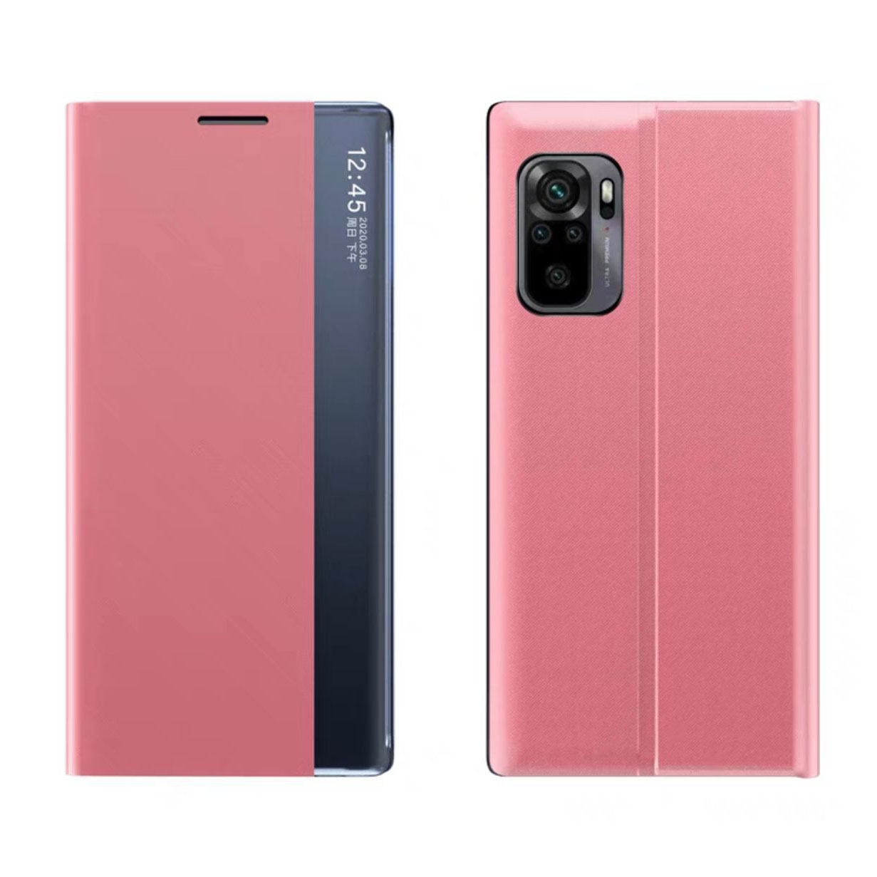 Bakeey-for-Xiaomi-Redmi-Note-10---Redmi-Note-10S-Case-Magnetic-Foldable-Flip-Smart-Sleep-Window-View-1833214-12