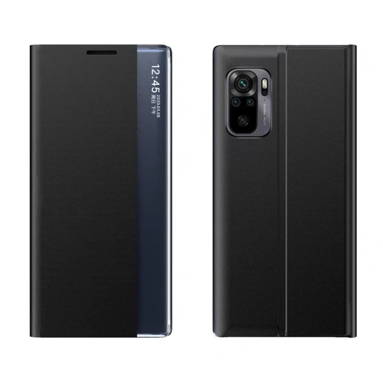 Bakeey-for-Xiaomi-Redmi-Note-10---Redmi-Note-10S-Case-Magnetic-Foldable-Flip-Smart-Sleep-Window-View-1833214-8