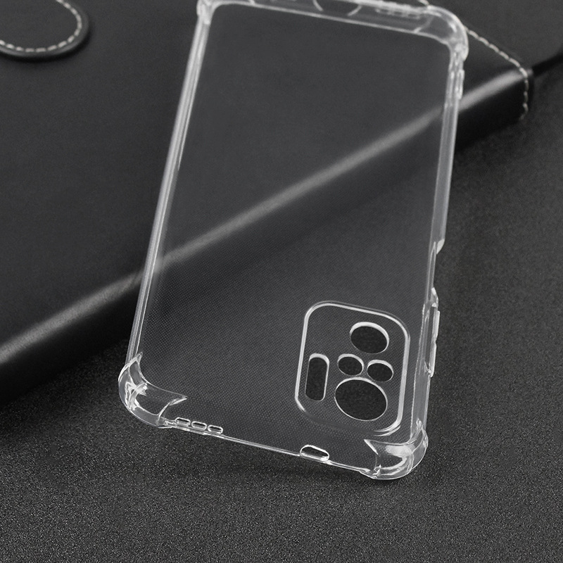 Bakeey-for-Xiaomi-Redmi-Note-10--Redmi-Note-10S-Case-with-Air-Bag-Shockproof-Transparent-Non-Yellow--1832712-5