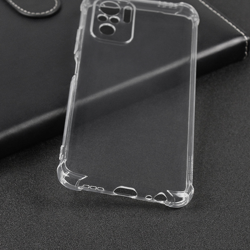 Bakeey-for-Xiaomi-Redmi-Note-10--Redmi-Note-10S-Case-with-Air-Bag-Shockproof-Transparent-Non-Yellow--1832712-6