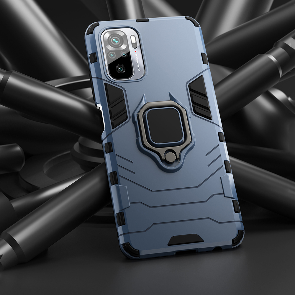 Bakeey-for-Xiaomi-Redmi-Note-10--Xiaomi-Redmi-Note-10S-Case-Armor-Shockproof-Magnetic-with-360-Rotat-1834935-7