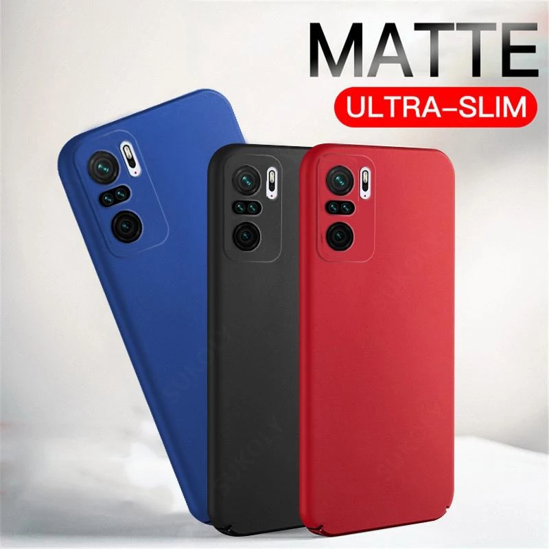 Bakeey-for-Xiaomi-Redmi-Note-10-4G-Redmi-Note-10S-Case-Silky-Smooth-Anti-Fingerprint-Shockproof-Hard-1864300-1