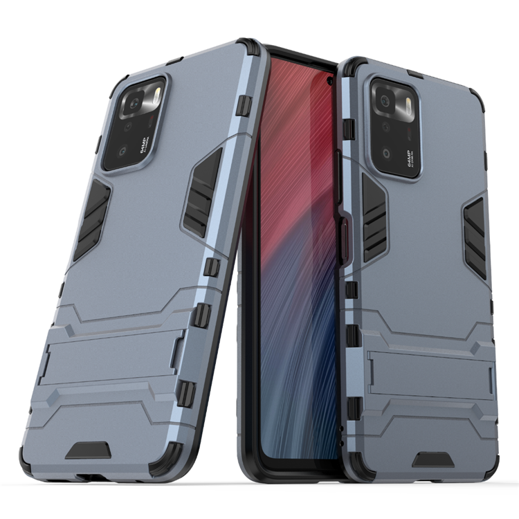 Bakeey-for-Xiaomi-Redmi-Note-10-Pro-5G-Case-Armor-with-Bracket-Shockproof-PC-Protective-Case-Back-Co-1864751-1