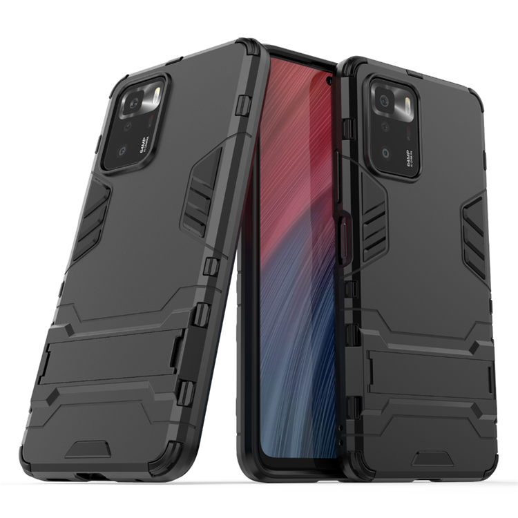 Bakeey-for-Xiaomi-Redmi-Note-10-Pro-5G-Case-Armor-with-Bracket-Shockproof-PC-Protective-Case-Back-Co-1864751-3