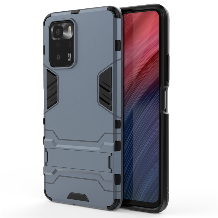 Bakeey-for-Xiaomi-Redmi-Note-10-Pro-5G-Case-Armor-with-Bracket-Shockproof-PC-Protective-Case-Back-Co-1864751-4
