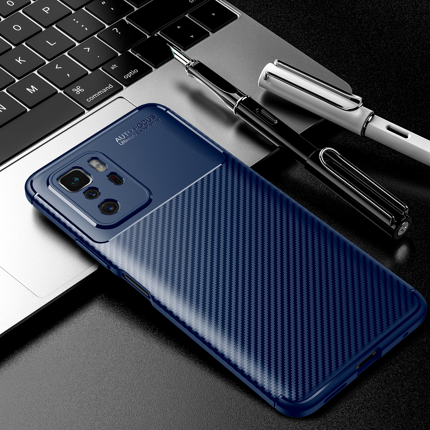 Bakeey-for-Xiaomi-Redmi-Note-10-Pro-5G-Case-Luxury-Carbon-Fiber-Pattern-Shockproof-Silicone-Protecti-1866174-9