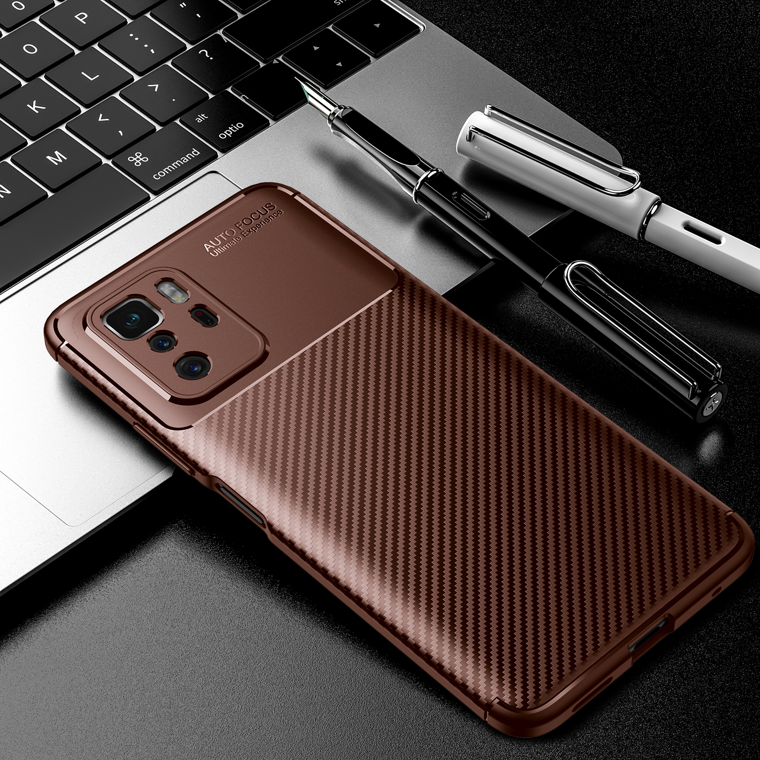 Bakeey-for-Xiaomi-Redmi-Note-10-Pro-5G-Case-Luxury-Carbon-Fiber-Pattern-Shockproof-Silicone-Protecti-1866174-10