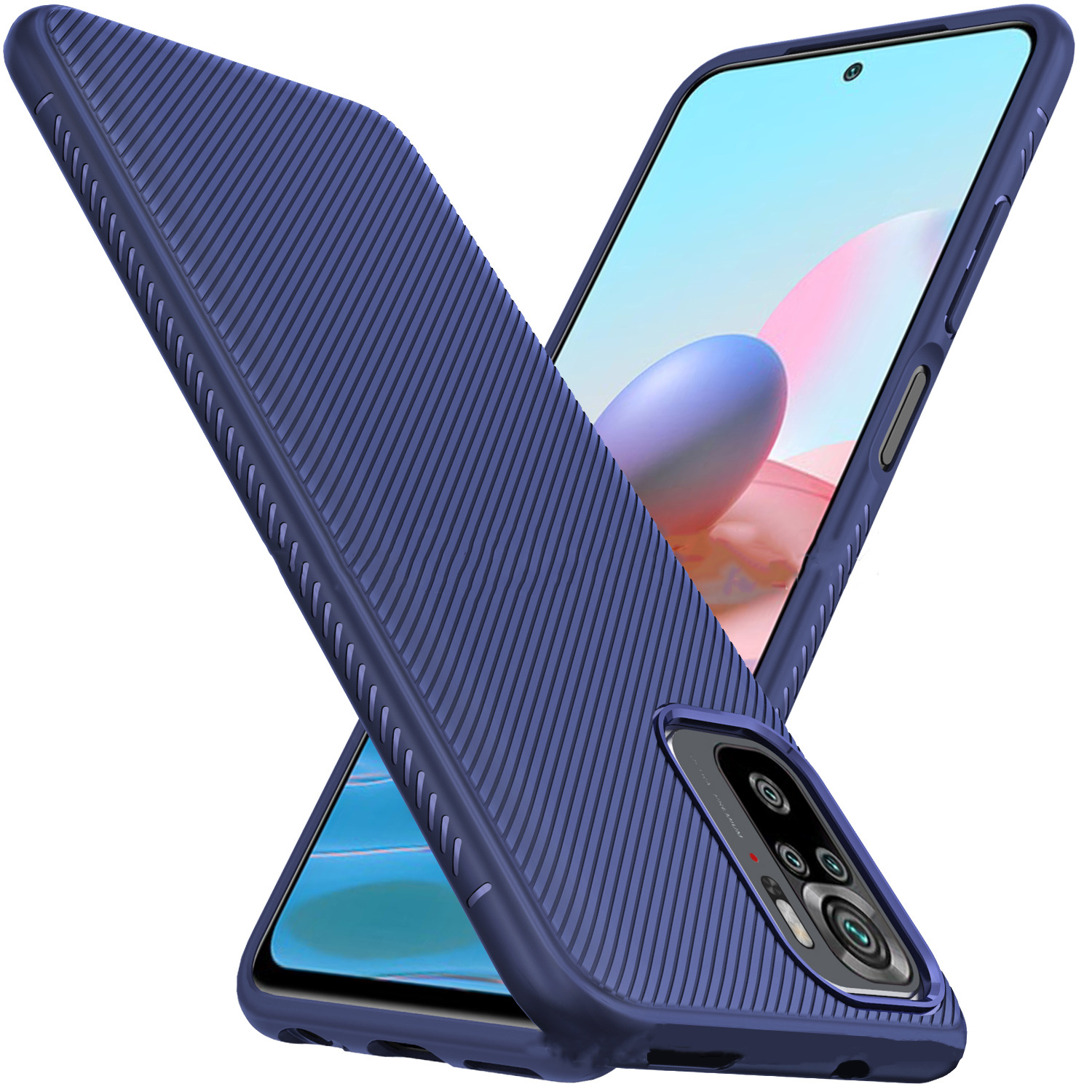 Bakeey-for-Xiaomi-Redmi-Note-10-Redmi-Note-10S-Case-Carbon-Fiber-Texture-Slim-Soft-Silicone-Shockpro-1848477-2