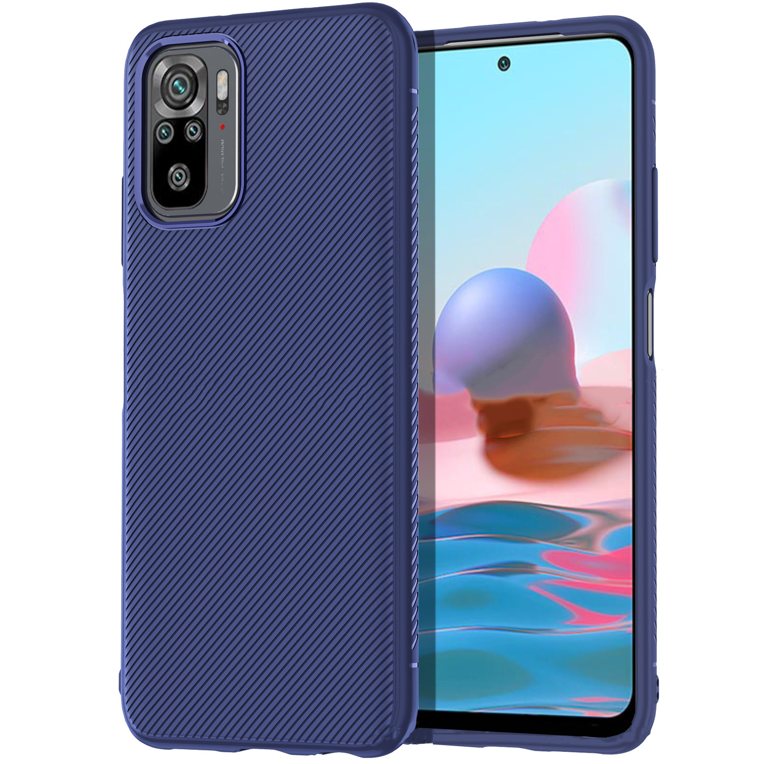Bakeey-for-Xiaomi-Redmi-Note-10-Redmi-Note-10S-Case-Carbon-Fiber-Texture-Slim-Soft-Silicone-Shockpro-1848477-4