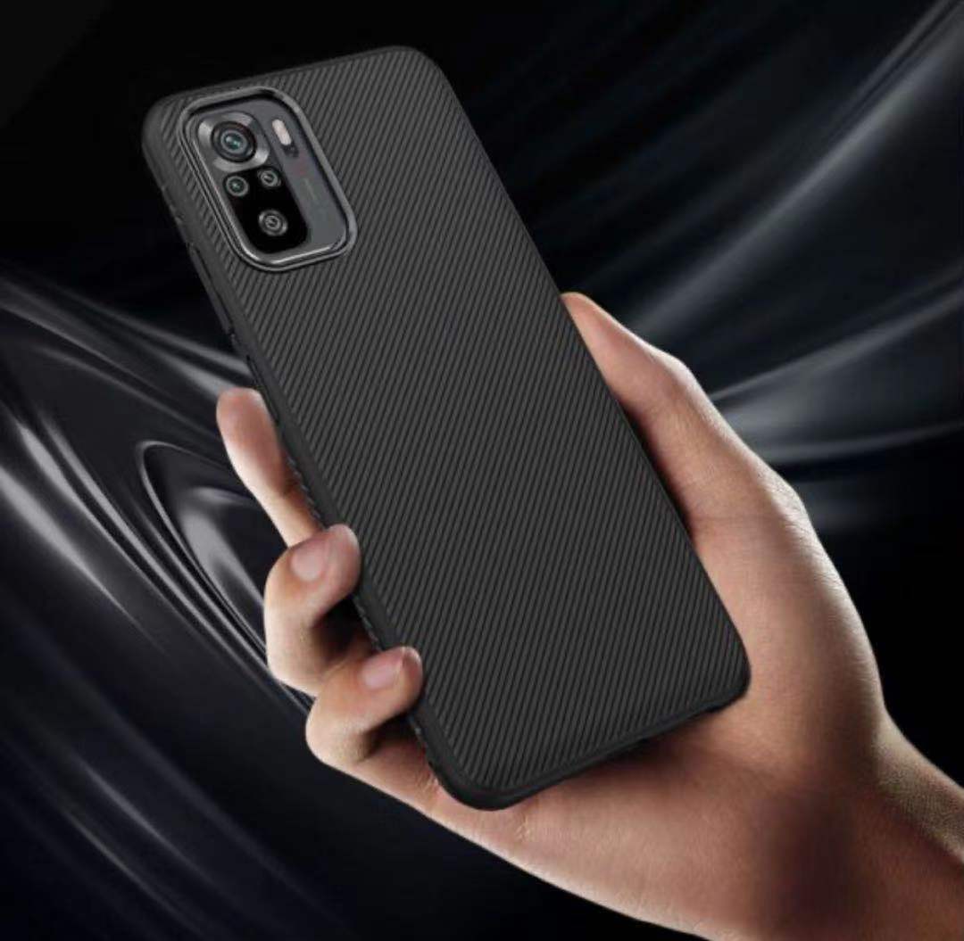 Bakeey-for-Xiaomi-Redmi-Note-10-Redmi-Note-10S-Case-Carbon-Fiber-Texture-Slim-Soft-Silicone-Shockpro-1848477-6