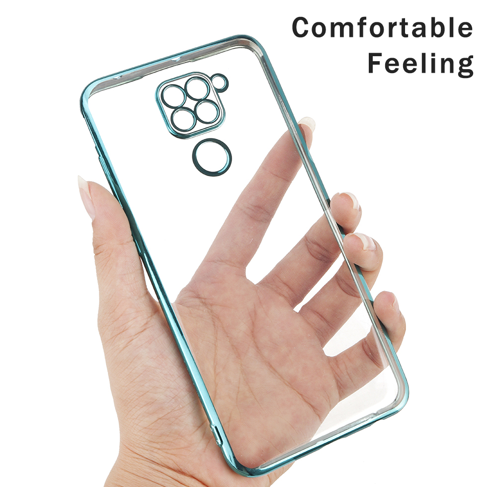 Bakeey-for-Xiaomi-Redmi-Note-9--Redmi-10X-4G-Case-2-in-1-Plating-Lens-Protect-Ultra-thin-Anti-finger-1716233-2