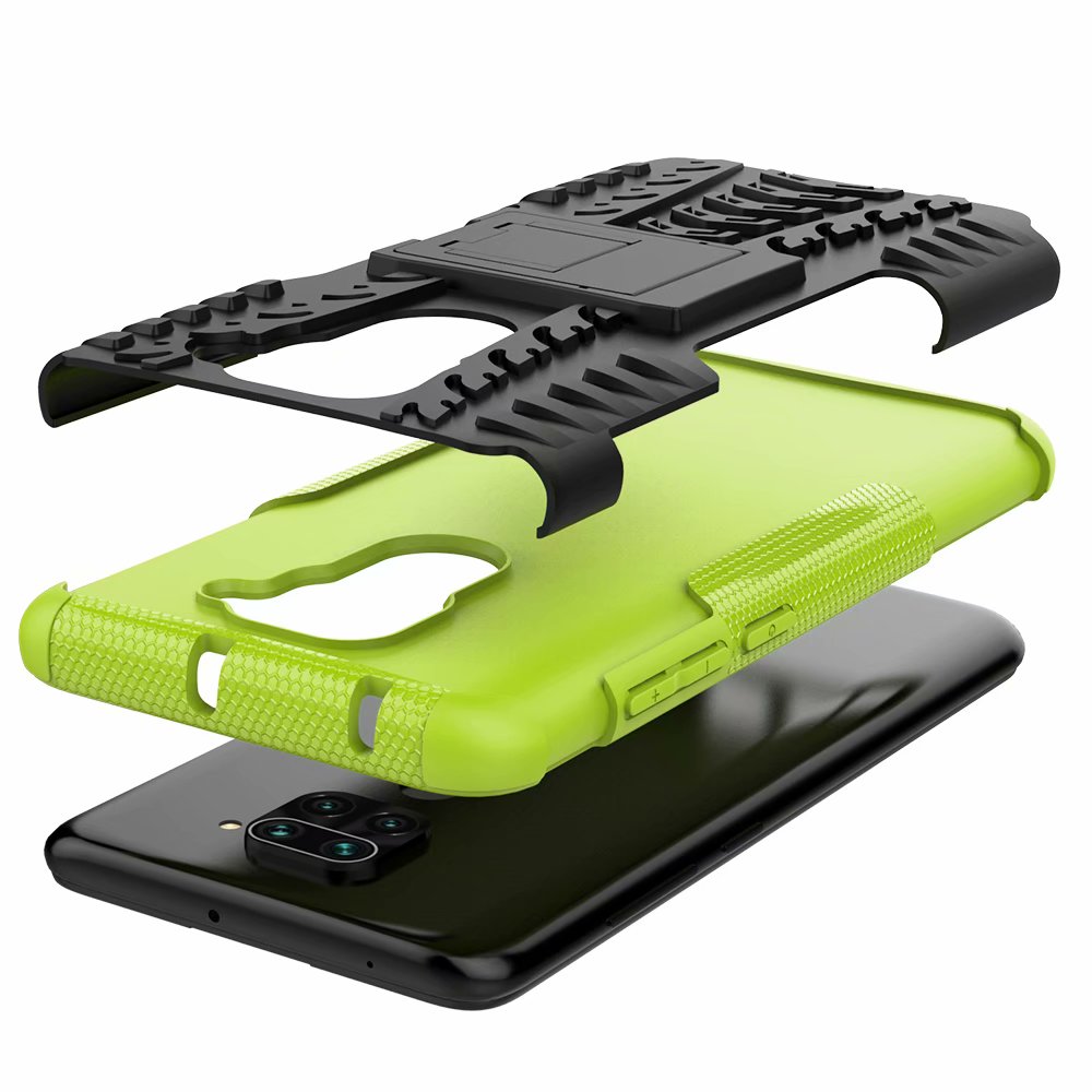Bakeey-for-Xiaomi-Redmi-Note-9--Redmi-10X-4G-Case-Armor-Shockproof-Non-slip-with-Bracket-Stand-Prote-1714144-4