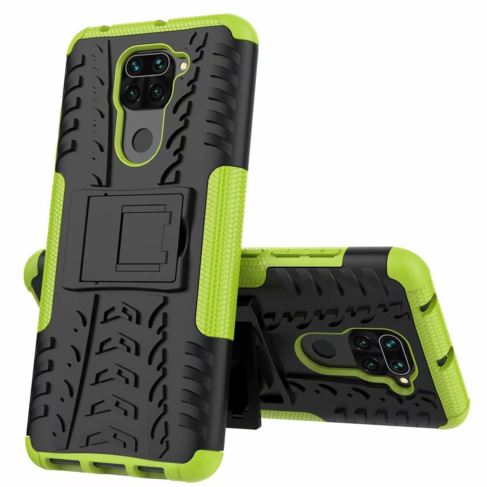 Bakeey-for-Xiaomi-Redmi-Note-9--Redmi-10X-4G-Case-Armor-Shockproof-Non-slip-with-Bracket-Stand-Prote-1714144-6