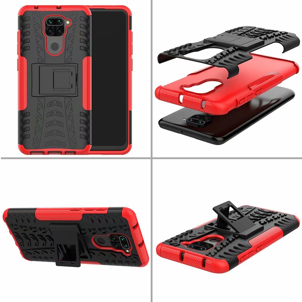 Bakeey-for-Xiaomi-Redmi-Note-9--Redmi-10X-4G-Case-Armor-Shockproof-Non-slip-with-Bracket-Stand-Prote-1714144-7