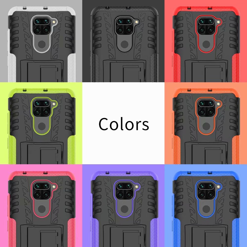 Bakeey-for-Xiaomi-Redmi-Note-9--Redmi-10X-4G-Case-Armor-Shockproof-Non-slip-with-Bracket-Stand-Prote-1714144-9