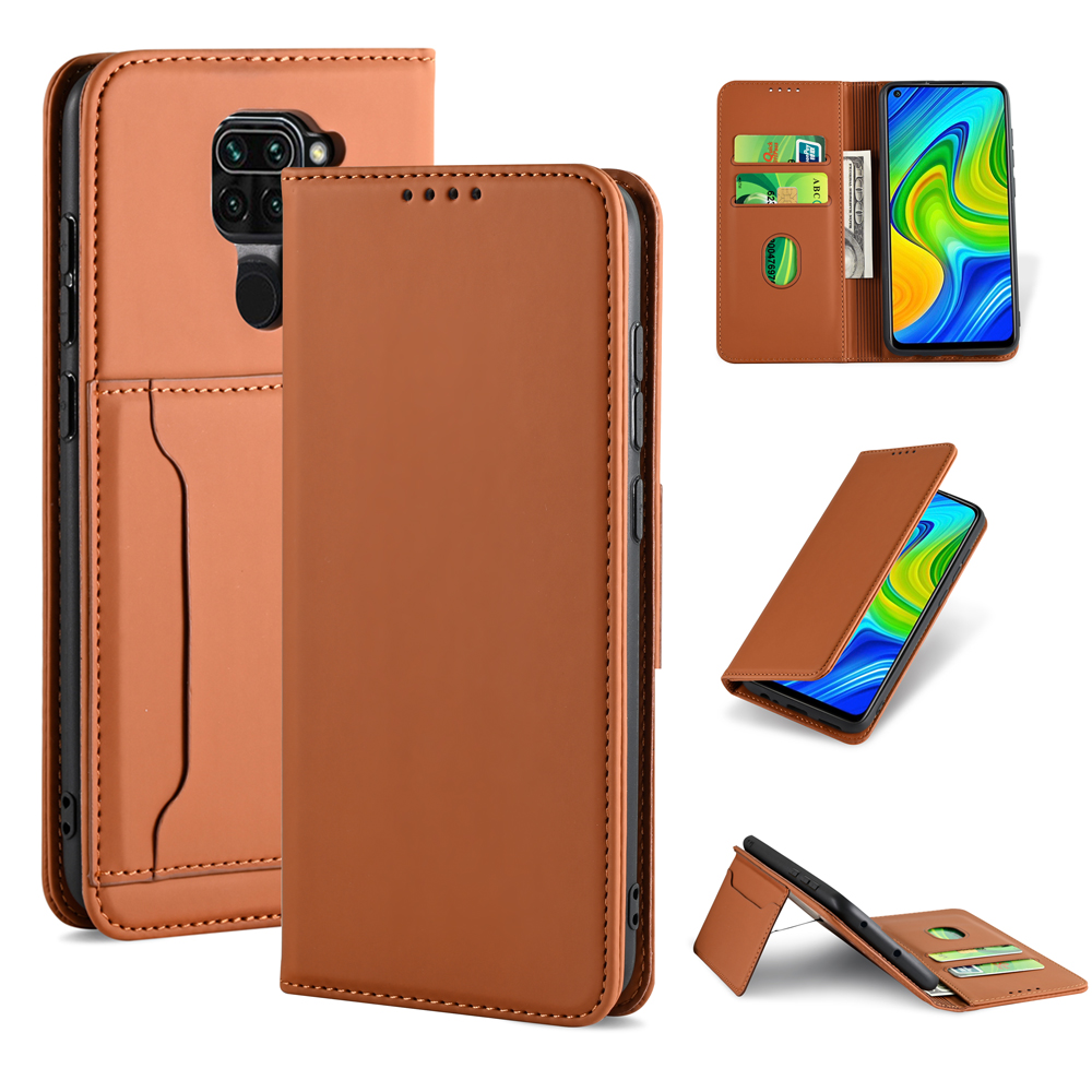 Bakeey-for-Xiaomi-Redmi-Note-9--Redmi-10X-4G-Case-Business-Flip-Magnetic-with-Multi-Card-Slots-Walle-1763324-13