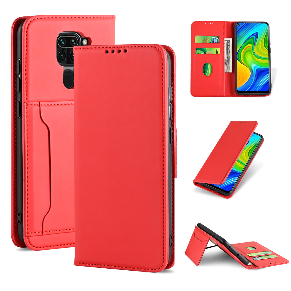 Bakeey-for-Xiaomi-Redmi-Note-9--Redmi-10X-4G-Case-Business-Flip-Magnetic-with-Multi-Card-Slots-Walle-1763324-5